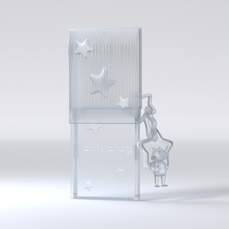 GenCase Transparente + 2 cartelas