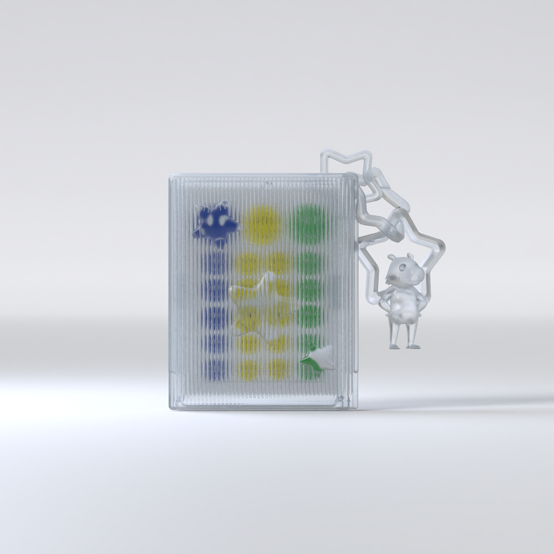 GenCase Transparente + 2 cartelas